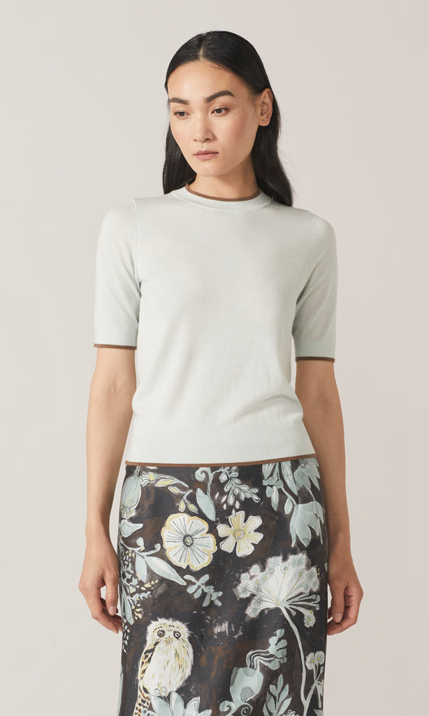 Exeter S/S Merino Mint