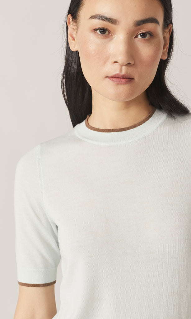 Exeter S/S Merino Mint