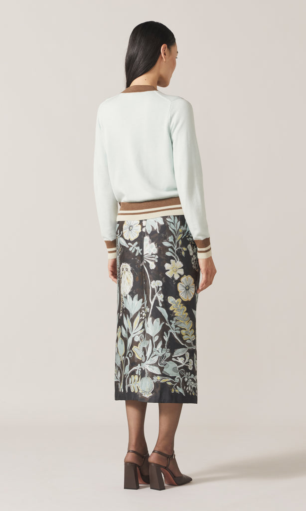 Kirkcaldy Vee Cardigan Mint