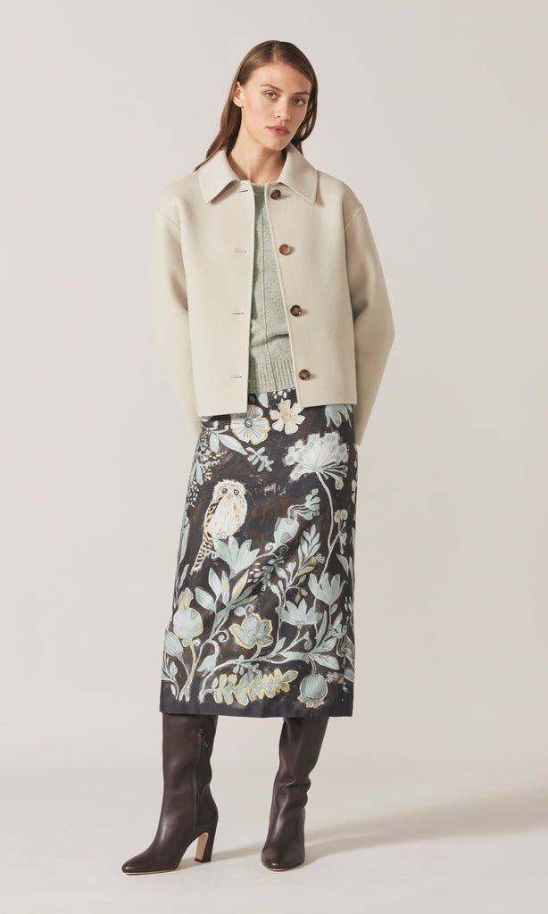 Gufo Fiore Skirt Dark Brown