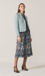 Carlisle Tweed Blazer Aqua