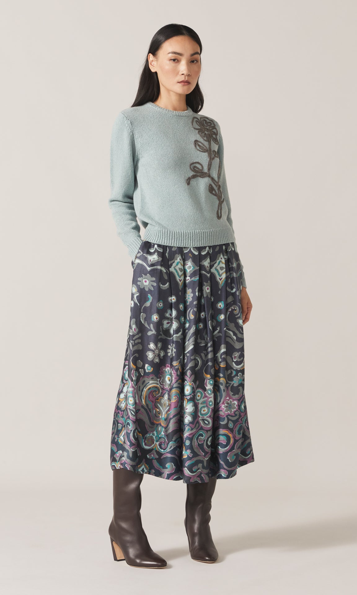 Bellhaven Skirt Deep Teal