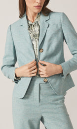 Swinton Jacket  Aqua