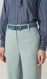 Suede Belt 30mm Petrol