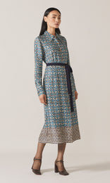 Skirsa Shirt Dress Navy