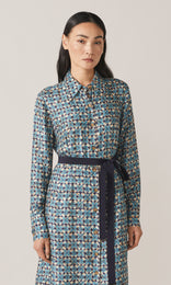 Skirsa Shirt Dress Navy