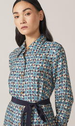 Skirsa Shirt Dress Navy