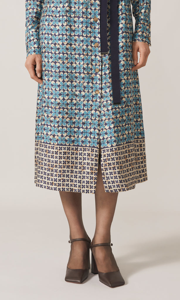 Skirsa Shirt Dress Navy