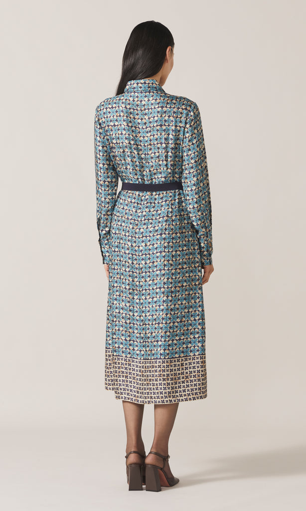 Skirsa Shirt Dress Navy