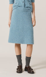 Orla Alpaca Skirt Teal