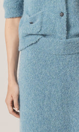 Orla Alpaca Skirt Teal