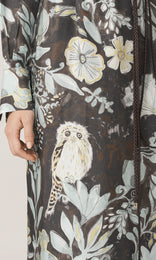 Gufo Fiore Dress Dark Brown