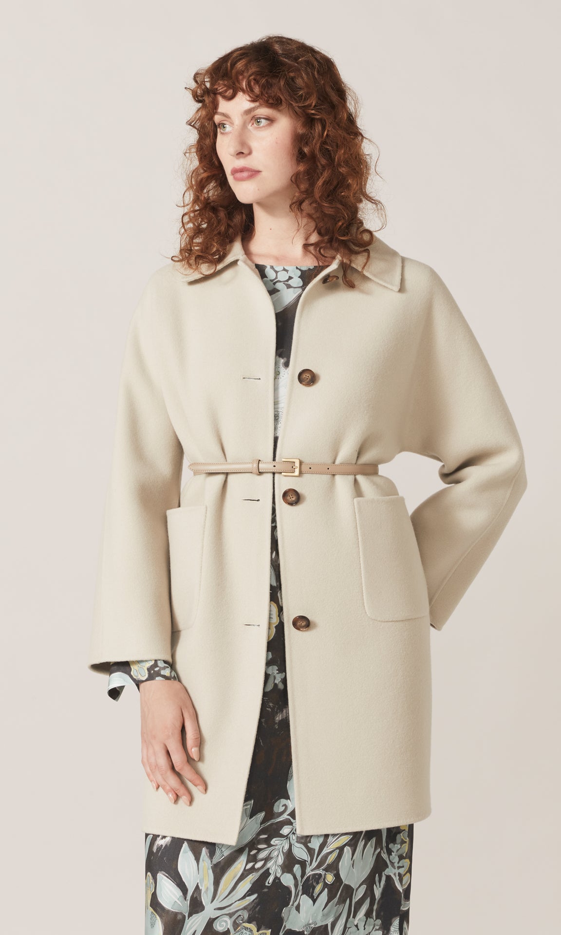 Jutland Long Coat Putty