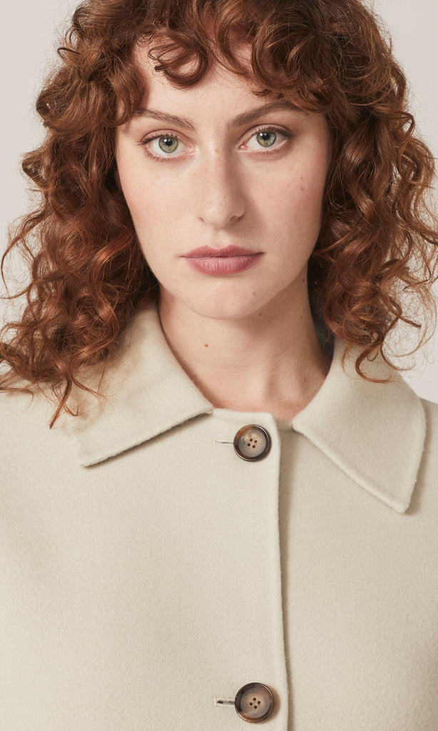 Jutland Long Coat Putty