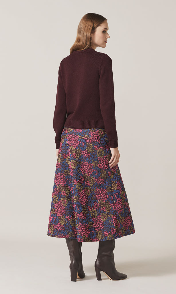 Arabella Floral Applique Knit Aoud