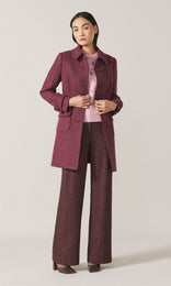 Somerset Coat  Plum