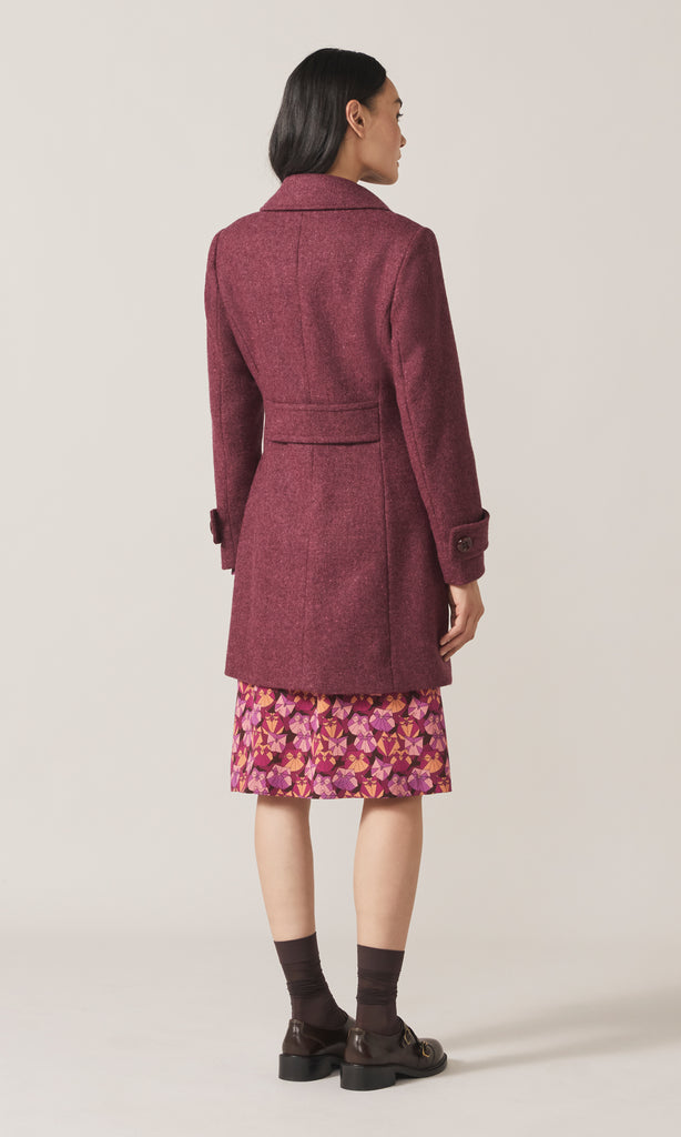Somerset Coat  Plum