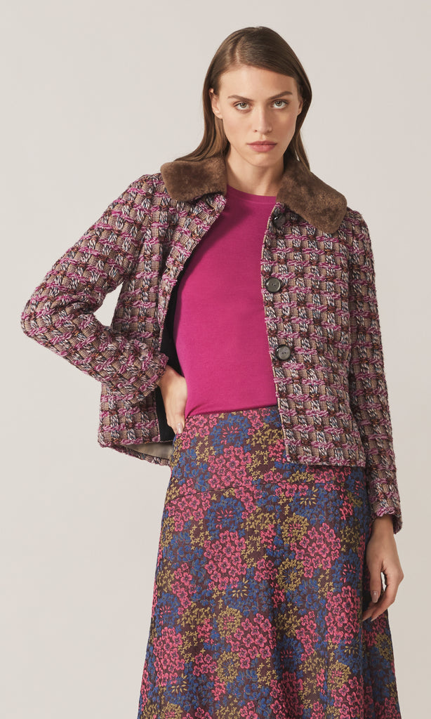 Eldon Coat Magenta