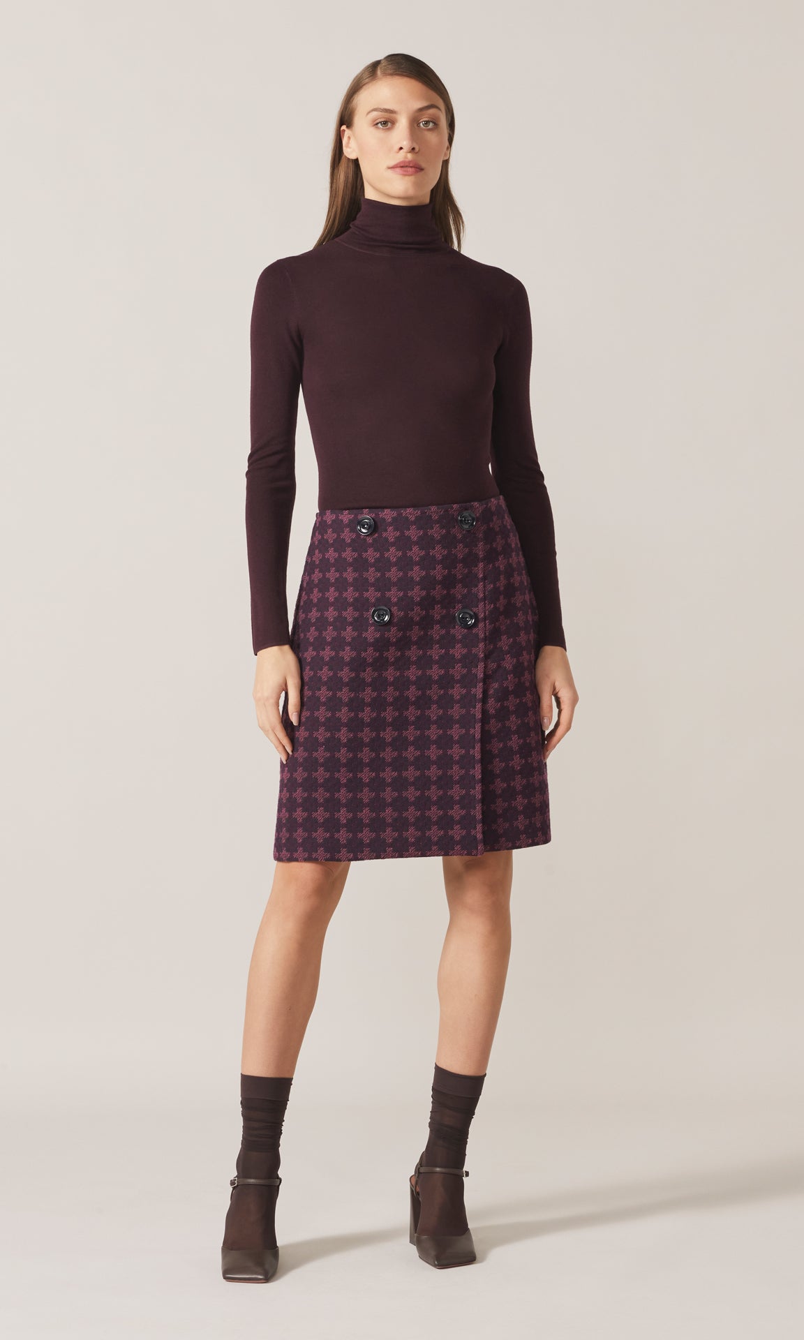 Clevedon Skirt Mulberry