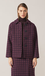 Clevedon Coat Mulberry