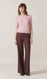 Exeter S/S Merino Pink Marle