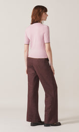 Exeter S/S Merino Pink Marle