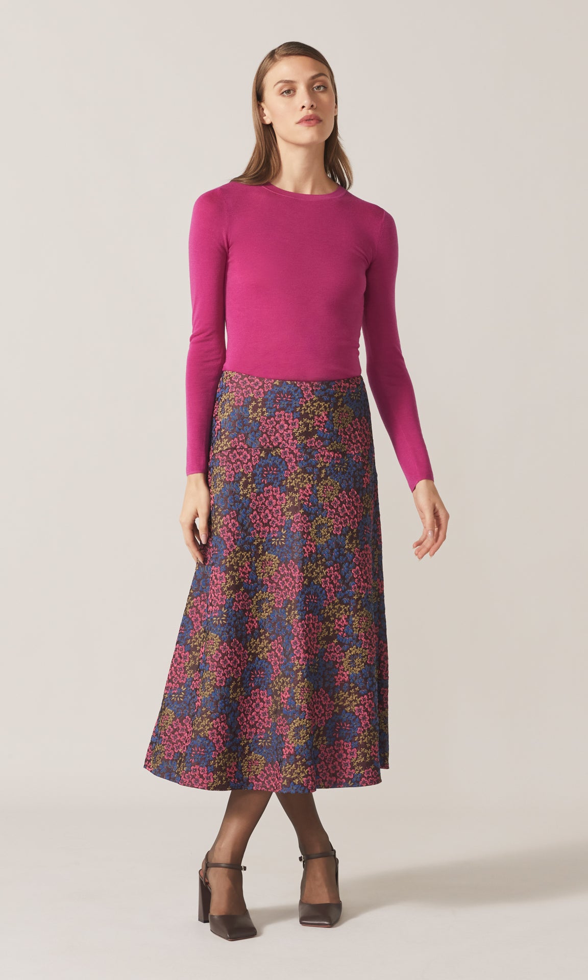 Bosco Skirt  Dark Plum