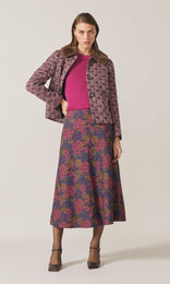 Bosco Skirt  Dark Plum
