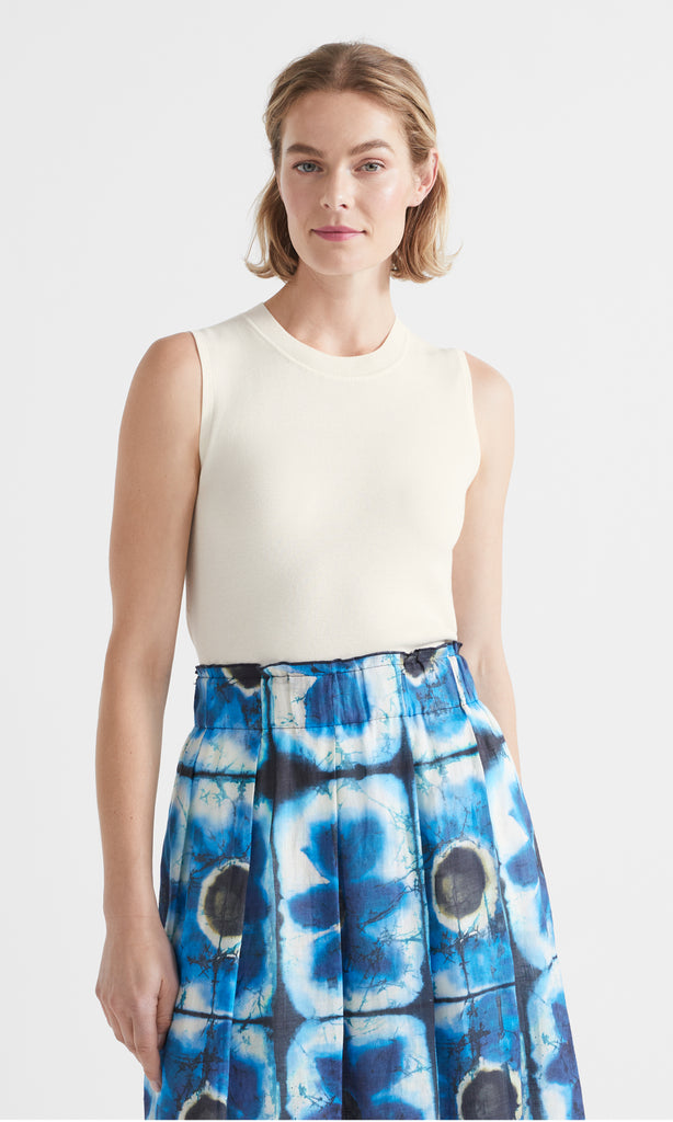 Vera Sleeveless Ivory