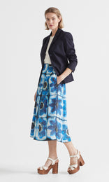 Mosaic Skirt Indigo