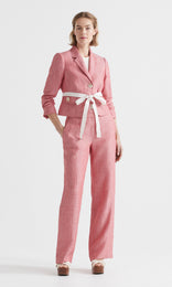 San Remo Jacket with tie Poppy