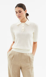 Imperia S/Sleeve Polo Ivory