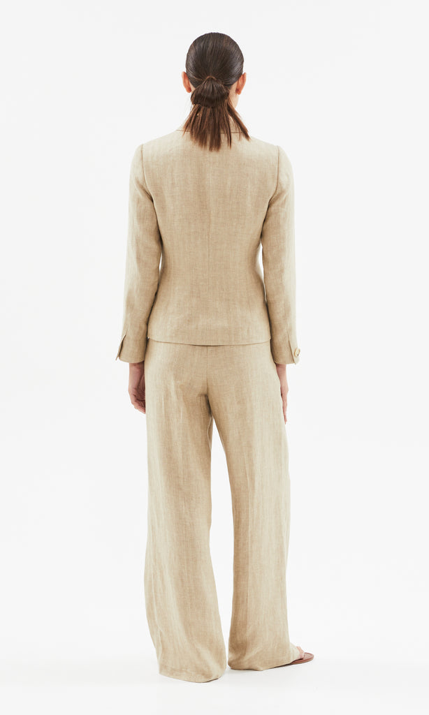 Carnaby 2 Button Blazer Flax