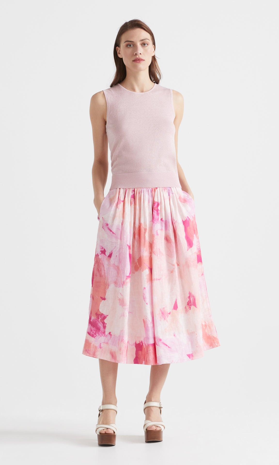 Preont Skirt Fuchsia