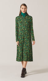 Circolo Jersey Dress Emerald