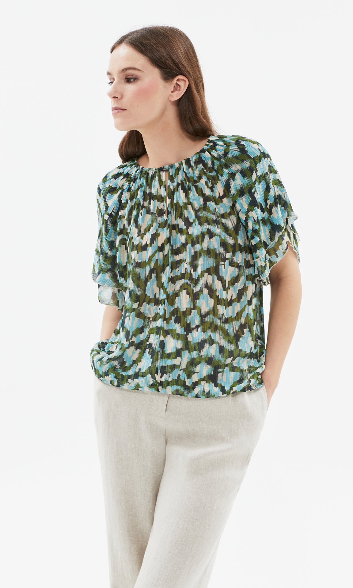 Jardin Top Khaki