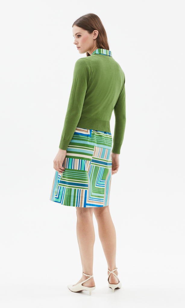 Rapallo Cardigan Green