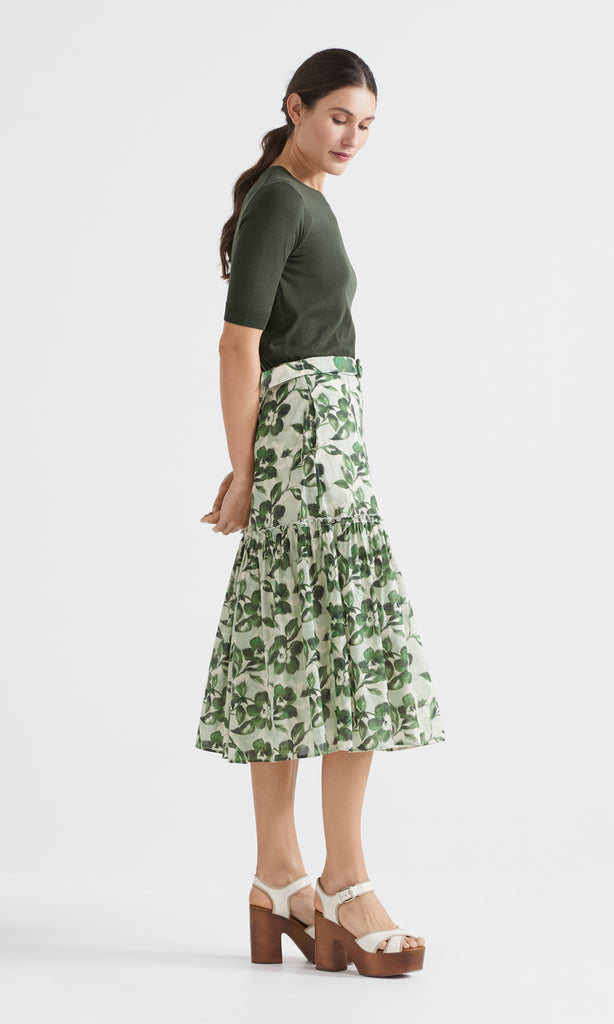 Fresca Belted Skirt Ioden