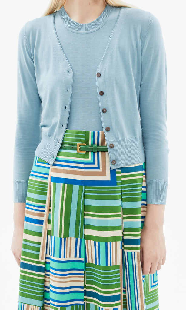 Rapallo Cardigan Periwinkle