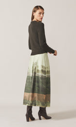 Arabella Floral Applique Knit Olive