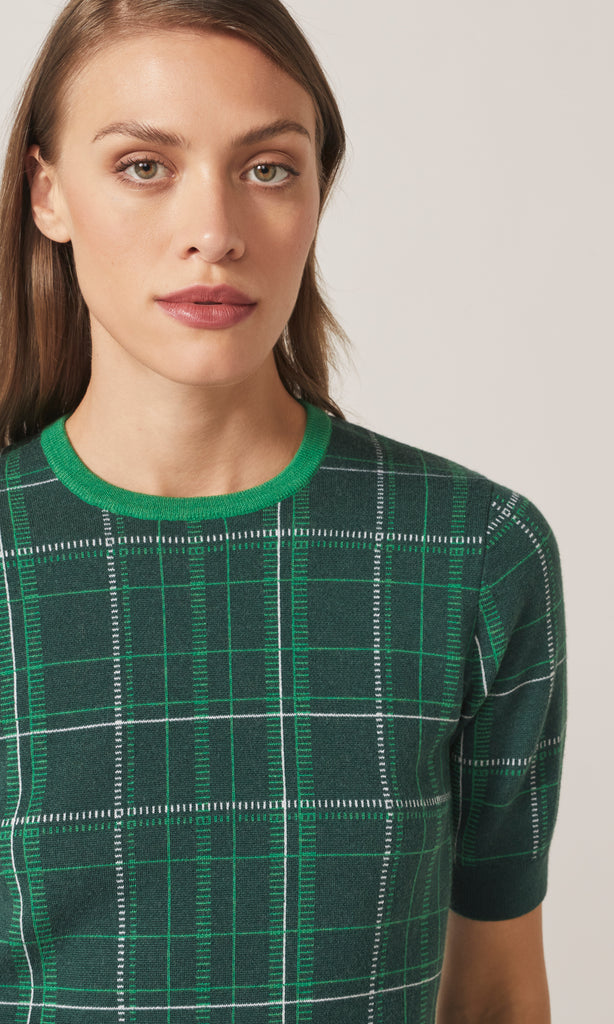 Fisher Plaid Merino Crew Bottle