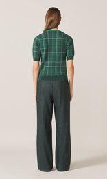 Fisher Plaid Merino Crew Bottle