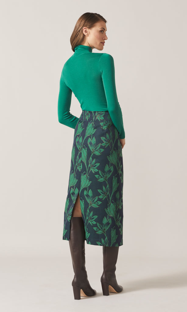 Foglia Skirt Emerald