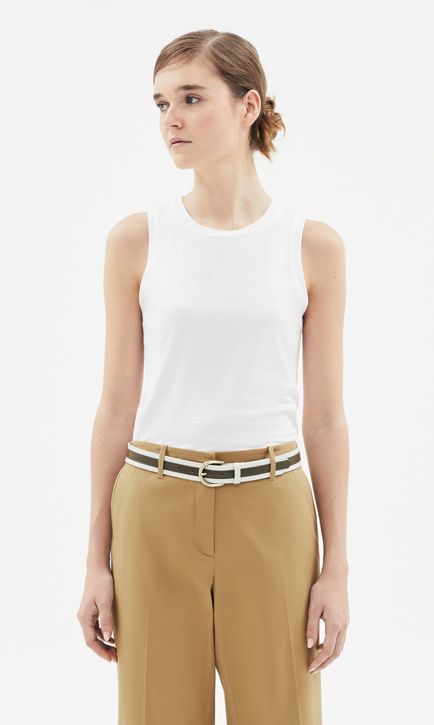 Marelli Sleeveless Top White