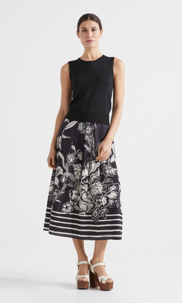 Hadley Sleeveless Black