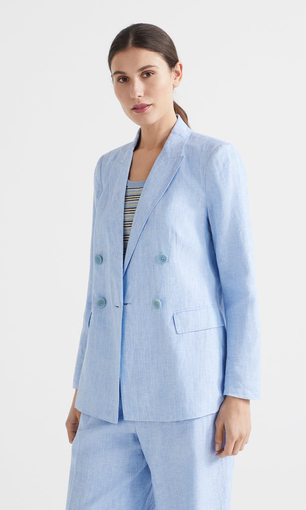 Darcy DB Jacket Chambray Blue