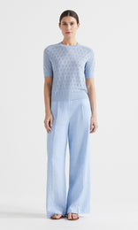 Amore SS Pointelle Blue