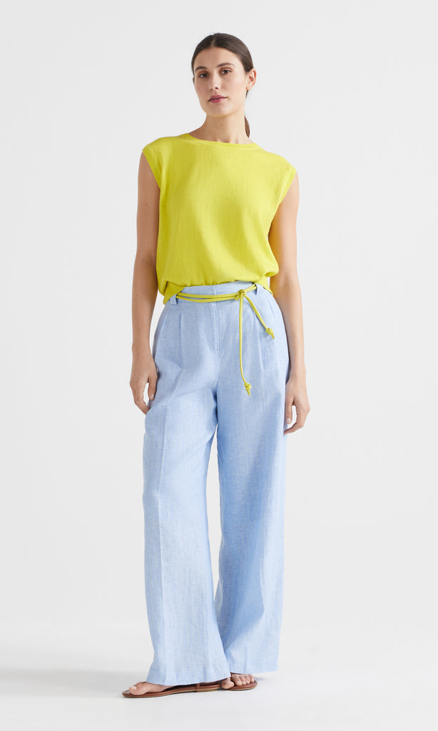 Darcy Pant  Chambray Blue