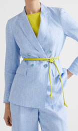Lacia Tie Belt Lime Wash
