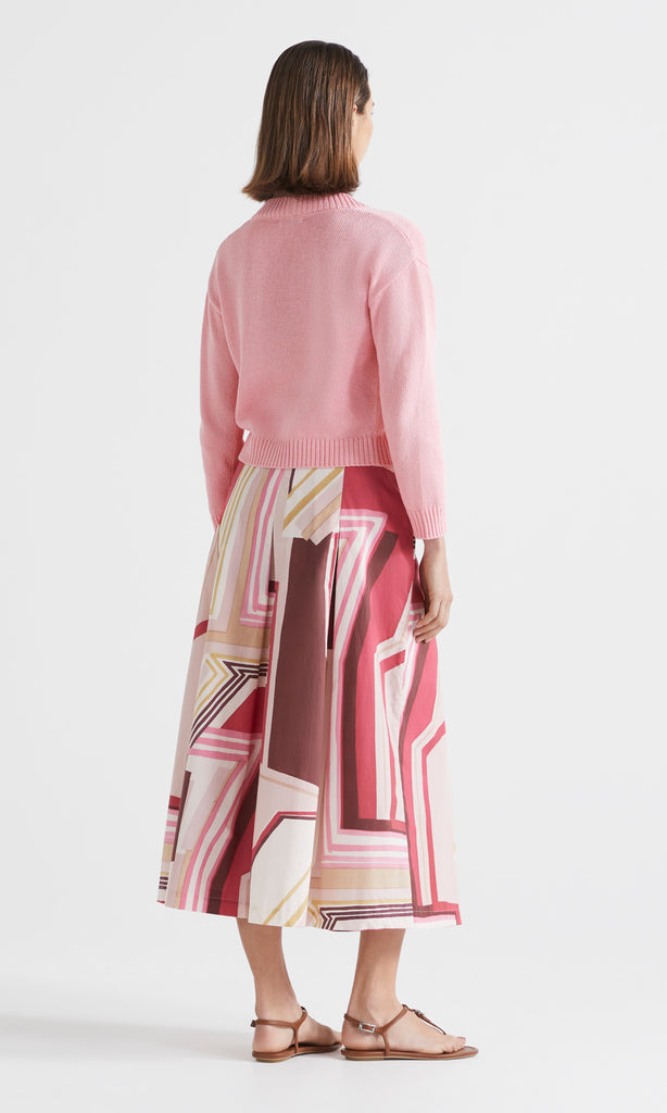 Spiga Knit Cardigan Pink